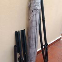 Ombrellone POLAR grigio Leroy Merlin mai montat 😎