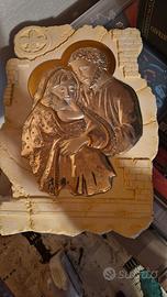 Bassorilievo Sacra Famiglia da parete