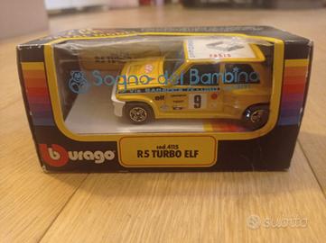 Modellino Renault 5 Turbo Elf BBurago scala 1/43