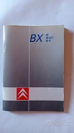 Manuale Citroen BX 19 uso e manutenzione
