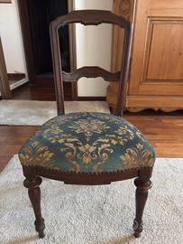 Set di 4 sedie classiche ideali da rivestire