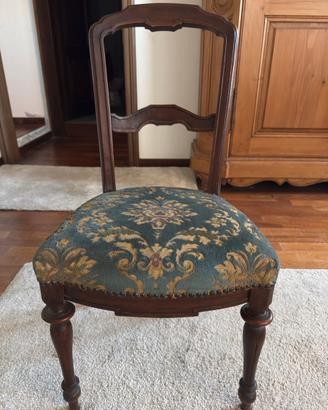 Set di 4 sedie classiche ideali da rivestire