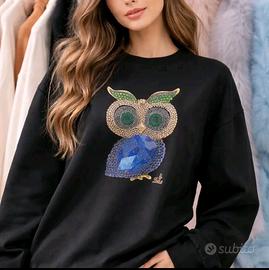  felpa Gufo Linda's L/Xl