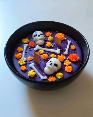 Candela artigianale Halloween "Día de los Muertos"