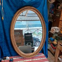 Antica Specchiera Vittoriana  Legno intagliato