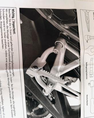 abbassatori pedane passeggero Hornet 750
