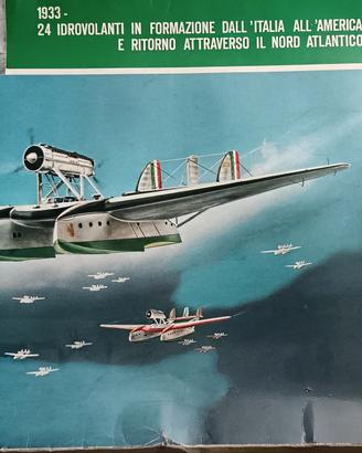 aeromodello storico vintage SAVOIA MARCHETTI S 55X