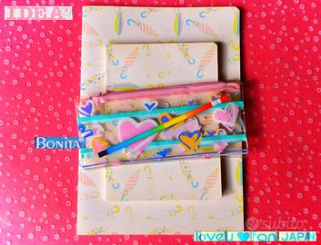 Cartoleria VINTAGE 1980 Quaderni Astuccio Matita