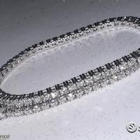 BRACCIALE TENNIS ORO 18kt. DIAMANTI NATURALI 2,52