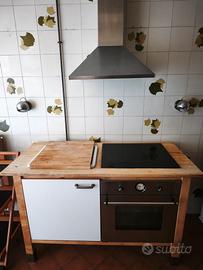blocco cucina induzione con lavello