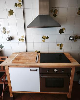 blocco cucina induzione con lavello