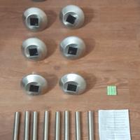 Luci LED RGB per esterno con 4 pile solari nuove