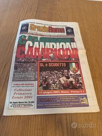 Scudetto 18 Giugno 2001 - Rivista Grazie Roma -