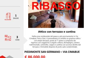 Attico con 2 camere e terrazzo + posto auto