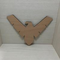 Simbolo di Nightwing in legno