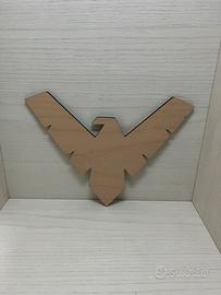 Simbolo di Nightwing in legno