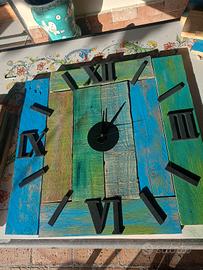 orologi fatti a mano con pallets