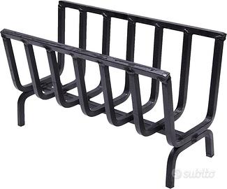 BRUCIALEGNA IN FERRO PER CAMINO PORTALEGNA PORTA L