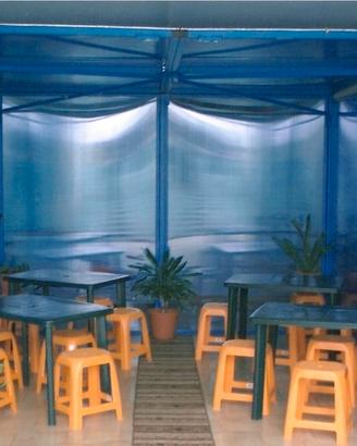 Veranda/gazebo esterno 9 mq coperto – uso bar o gi