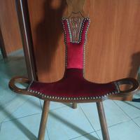 stupenda sedia mungivacca bordeaux unica euro 40 