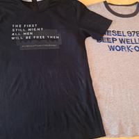 2 t-shirt uomo Messagerie 