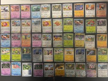 Lotto 50 carte Pokemon reverse moderne