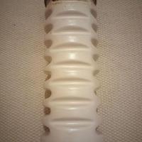 Vaso cilindrico in ceramica smaltata d'artista