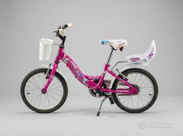 Bicicletta da bambina misura 14 pollici