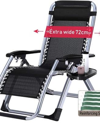 Sedia sdraio Zero Gravity oversize NUOVA