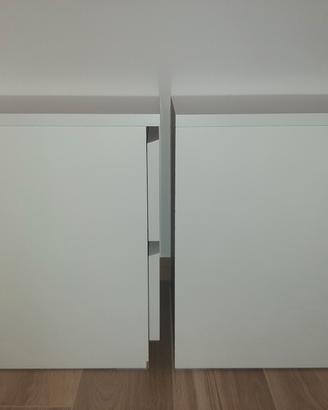 2 comodini bianchi IKEA