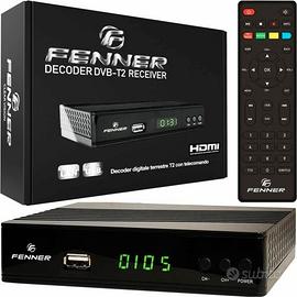 FENNER Decoder Digitale Terrestre DVB-T2 Full HD N