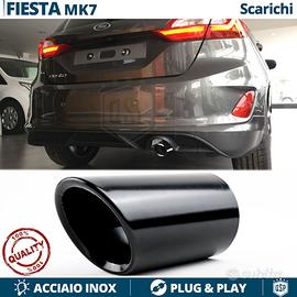 TERMINALE di Scarico NERO per FORD FIESTA MK7