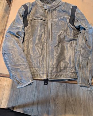 giubbinno in pelle moto Hevic