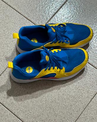 Scarpe sportive Lidl uomo n°45 blu/gialle