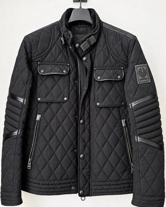 Giubbotto Belstaff uomo nero trapuntato taglia M