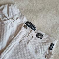 pantaloni bianchi morbidi VERSACE