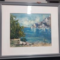 Quadro Germano Alberti lago di Garda