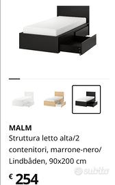 Letto singolo con Cassetti ikea 