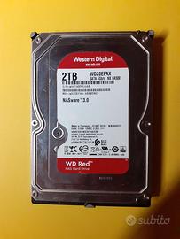 HARD DISK WESTERN DIGITAL 2 TB 3"1/2 USATO FUNZI