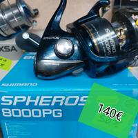 Mulinello SHIMANO SPHEROS 8000PG Nuovo