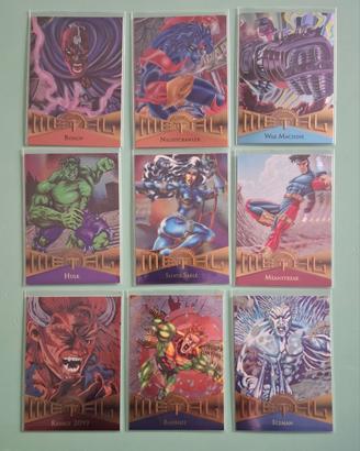 Trading cards Marvel Metal Fleer lotto