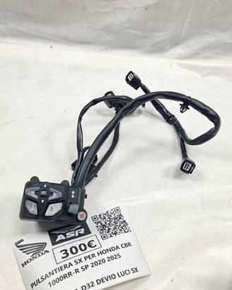 PULSANTIERA SINISTRA DEVIO LUCI PER HONDA CBR 1000