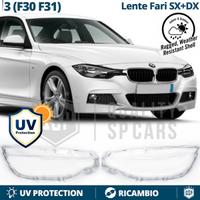 VETRI Fari Anteriori BMW Serie 3 F30 F31 Ricambio