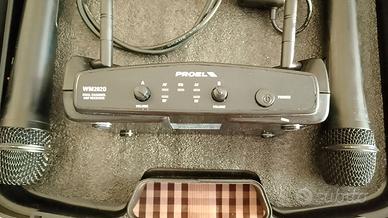 Sistema radiomicrofonico doppio Proel WM202DM Dual