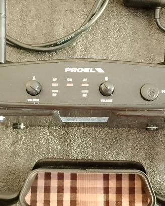 Sistema radiomicrofonico doppio Proel WM202DM Dual