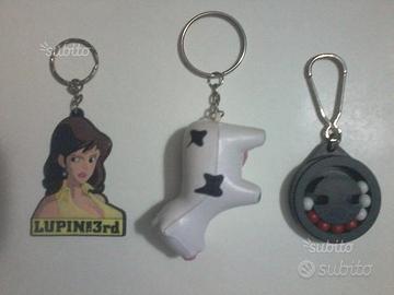 Portachiavi lotto 3 pezzi