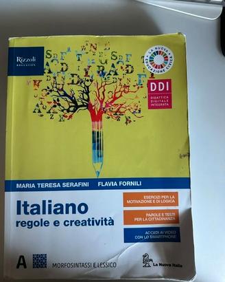LIBRO DI ITALIANO: "REGOLE E CREATIVITA' VOLUME A"