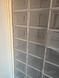 Box per scarpe impilabili