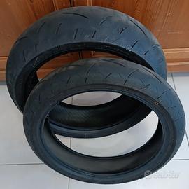Treno gomme moto Dunlop Roadsport2 180/55 - 120/70
