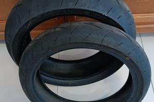 Treno gomme moto Dunlop Roadsport2 180/55 - 120/70